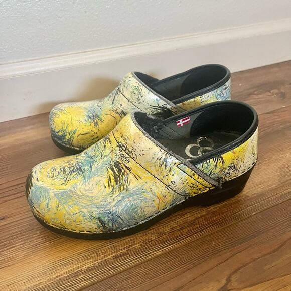 Sanita blue yellow professional clogs size EUR 36, US 5-5.5 - Picture 2 of 8